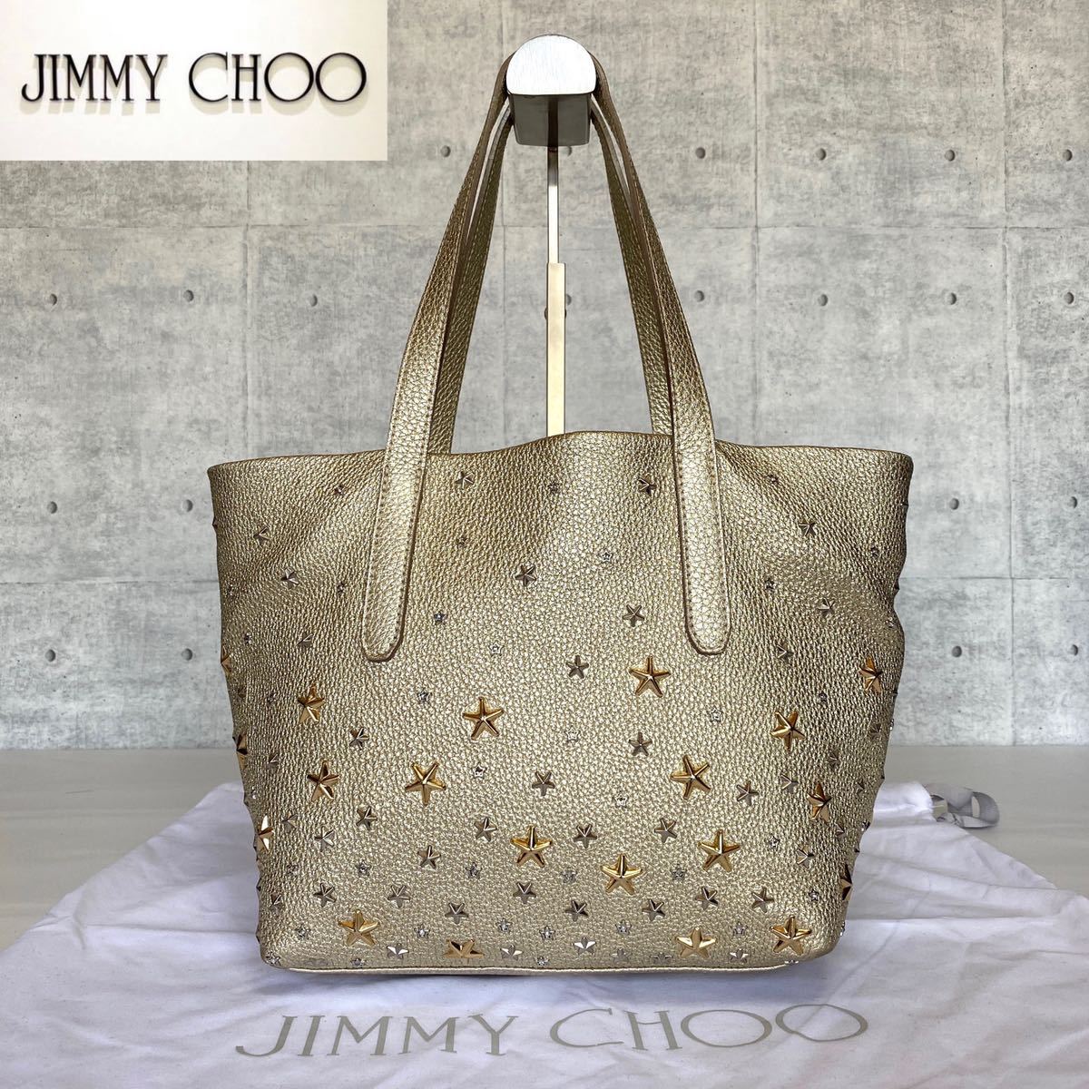 極美品 JIMMY CHOO ジミーチュウ ハンドバッグ トートバッグ