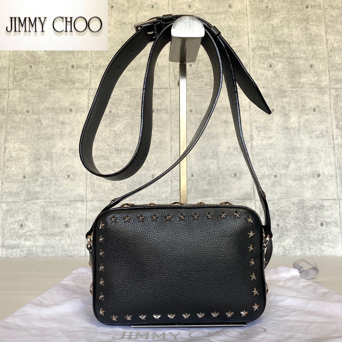 未使用級 JIMMY CHOO PEGASI UUFペガシ ジミーチュウ ショルダーバッグ