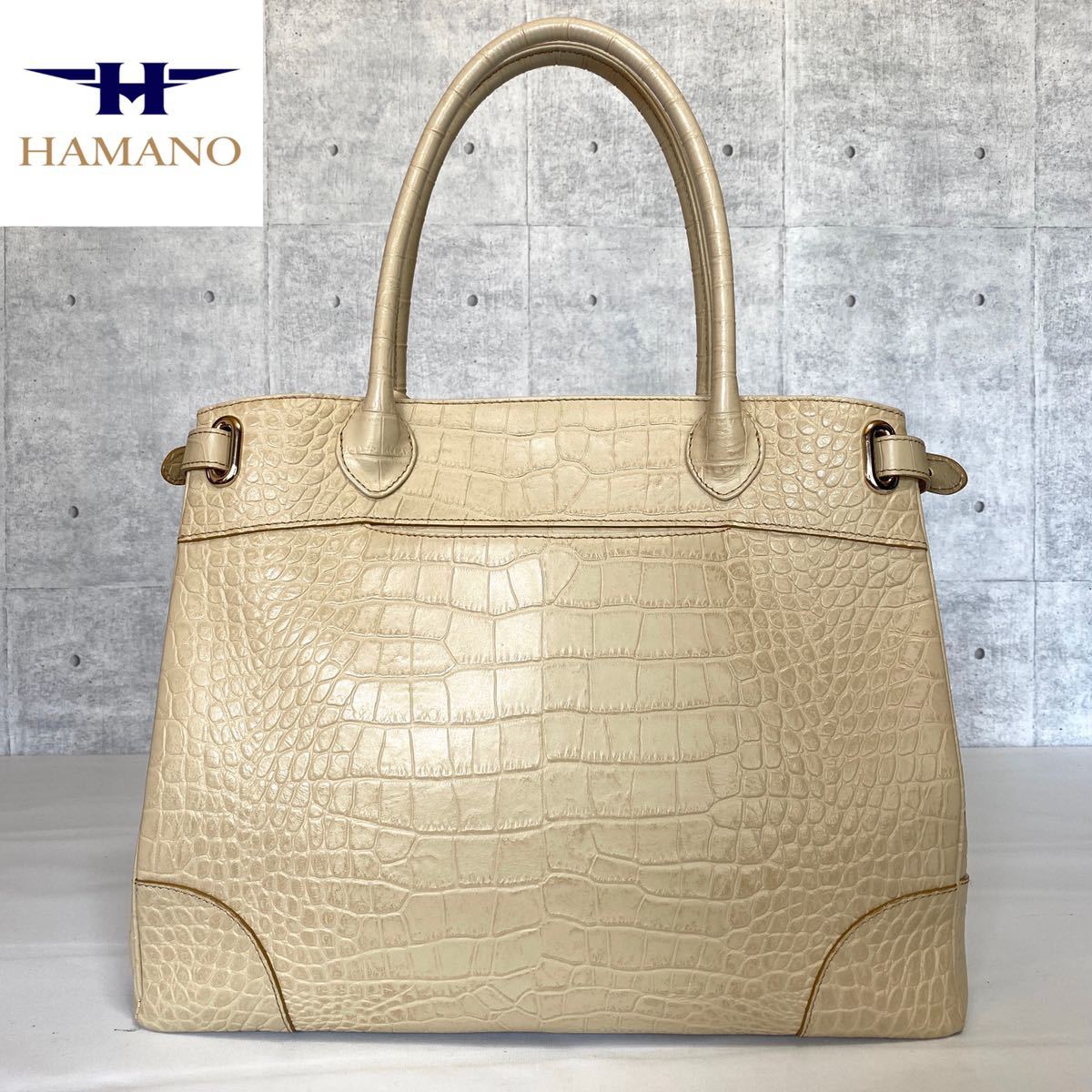 美品 HAMANO ハマノ 濱野皮革工藝 皇室御用達 クラッシー アーバン