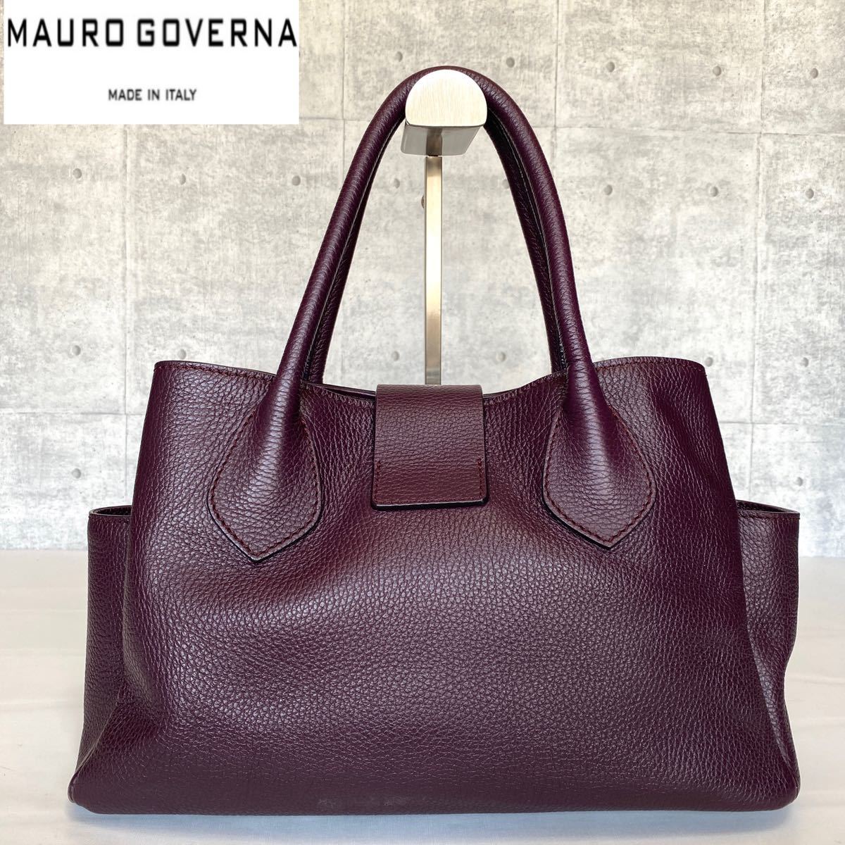 2021新入荷 マウロゴヴェルナ MAURO GOVERNA バッグ レザー アイボリー