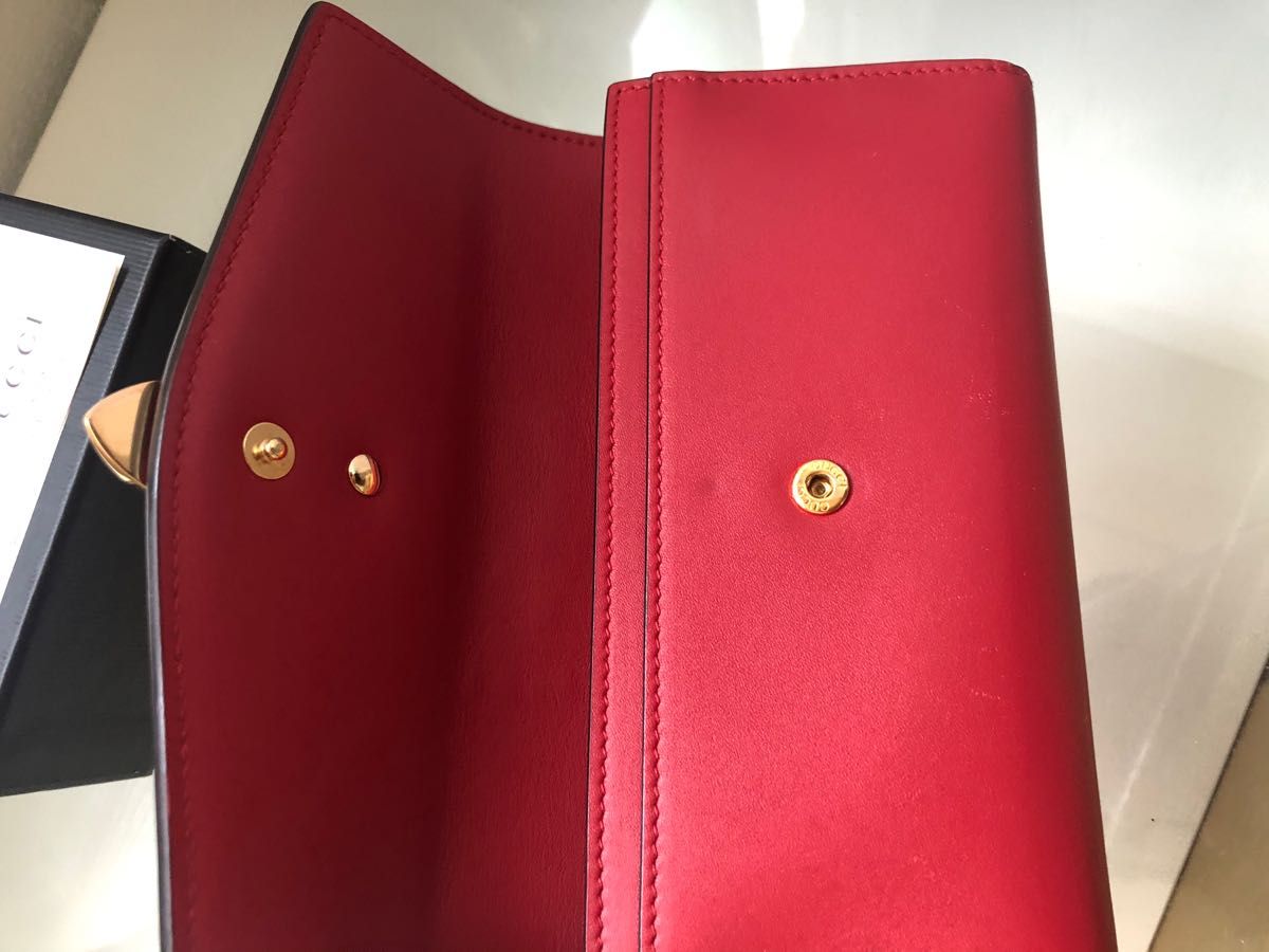 GUCCI グッチ 二つ折り長財布 シルヴィ コンチネンタルウォレット