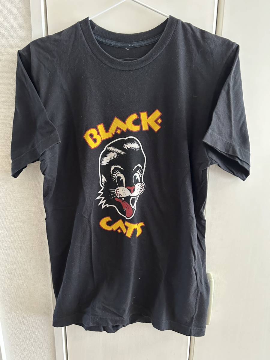 BLACK CATS ブラックキャッツ Tシャツ STRAY CATSモチーフ BEAMSにて購入 サイズS SLBARBIER MADE IN USA アメリカ製 タグ無し_画像2