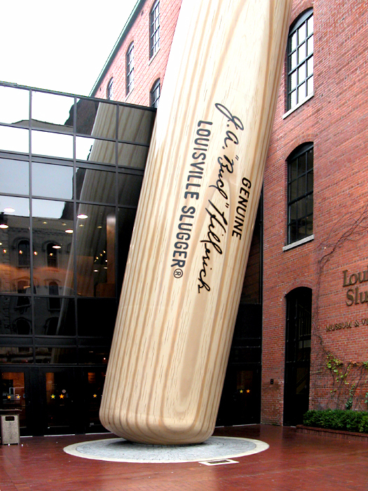 Louisville Slugger　ルイビルスラッガーのミニバット_訪問時