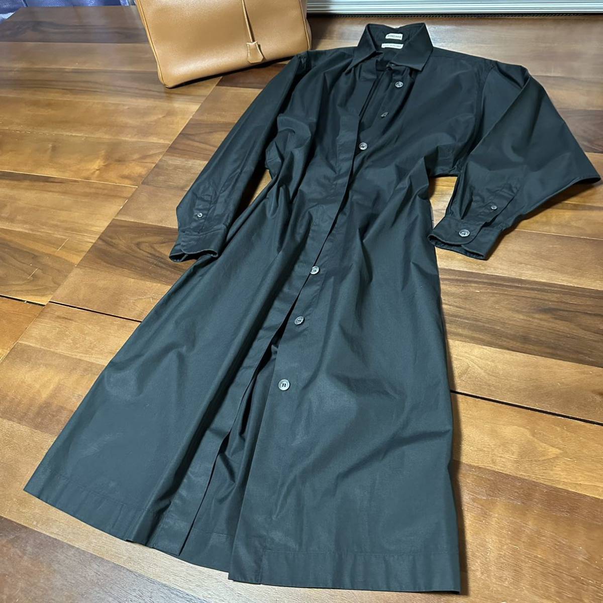 Hermes エルメス マルジェラ期 コットンワンピース 黒 送料込み www