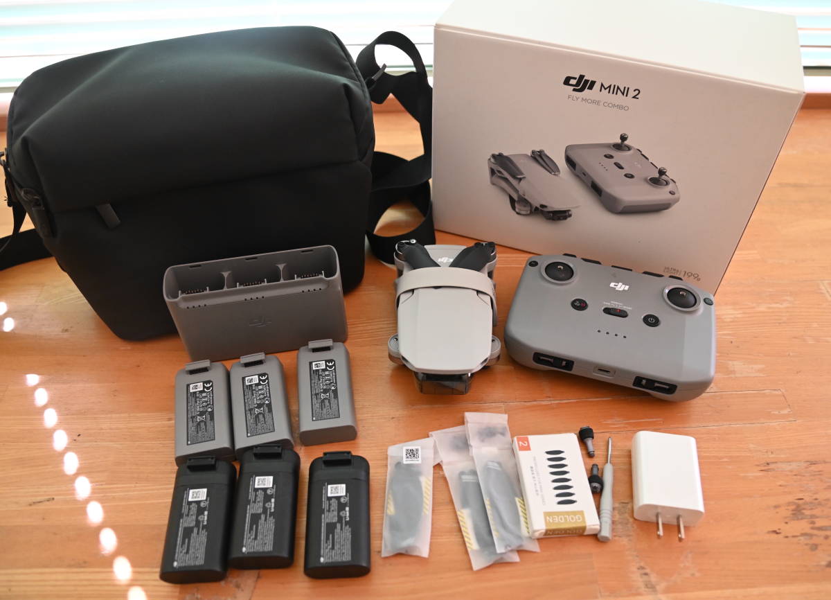 DJI MINI 2 fly more combo 大容量バッテリー-