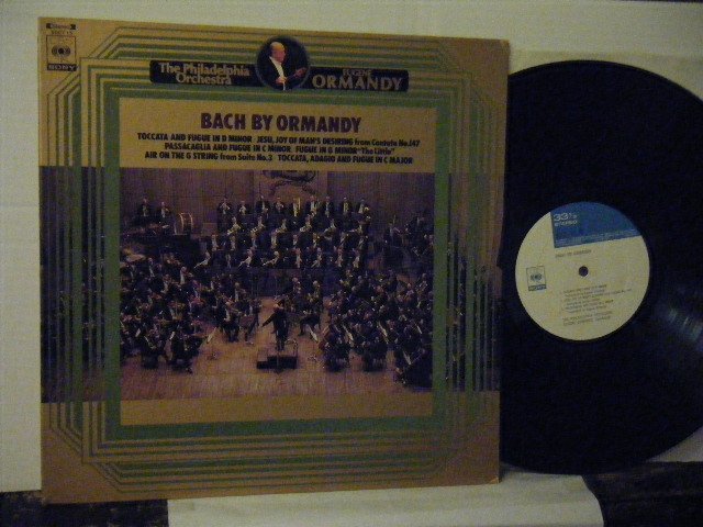 ▲LP オーマンディ(指) / BACH オーケストラによるバッハ名曲集 国内盤 CBSソニーSOCT-15◇r50409_画像1