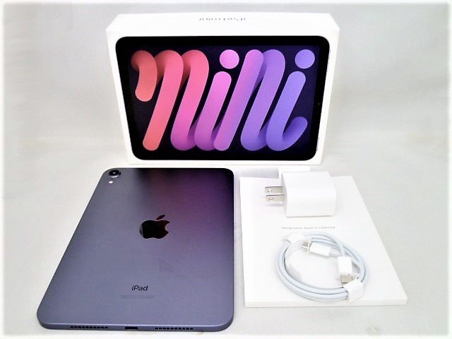 こちらの 【中古】Apple(アップル) iPad mini 第6世代 64GB パープル