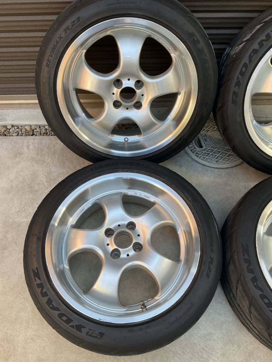 ワーク work NEZART 7.5J ET42 PCD100 4穴とシバタイヤ REVIMAX 215