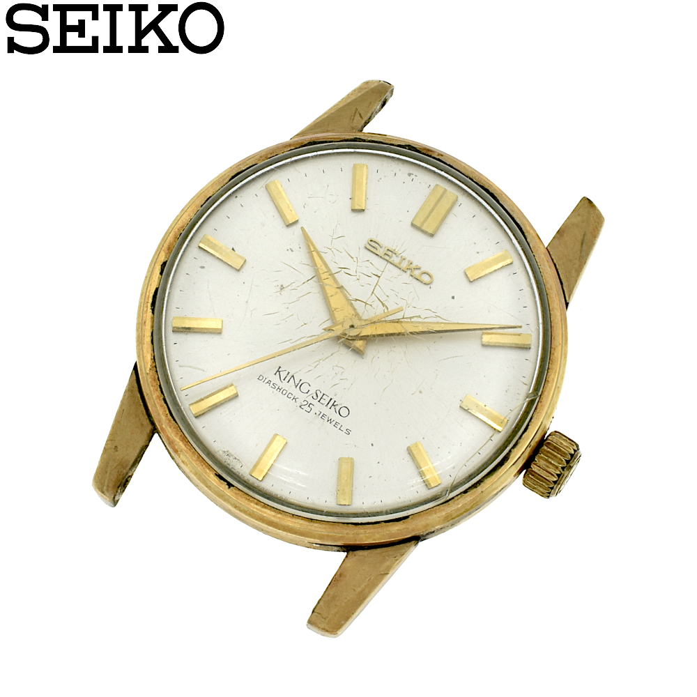 KING SEIKO キングセイコー ダイヤショック 25石 手巻き メンズ時計 ゴールド