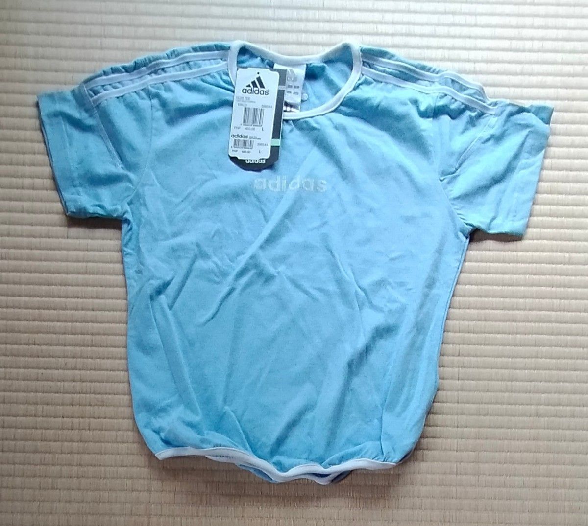 2枚組　アディダス　 Tシャツ　レディース　Ｌ寸　adidas 　半袖Tシャツ　ガールズ 　ボーイズ　タグ付き 新品未使用品