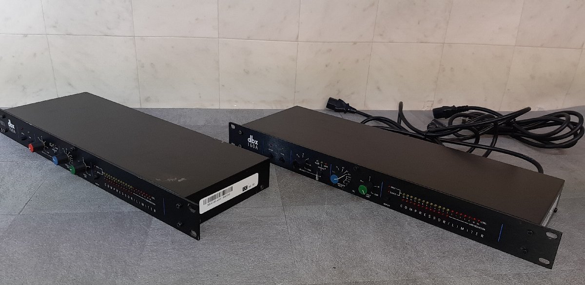 04S101□dbx コンプレッサー 160A 2台セット□ レコーディング、PA