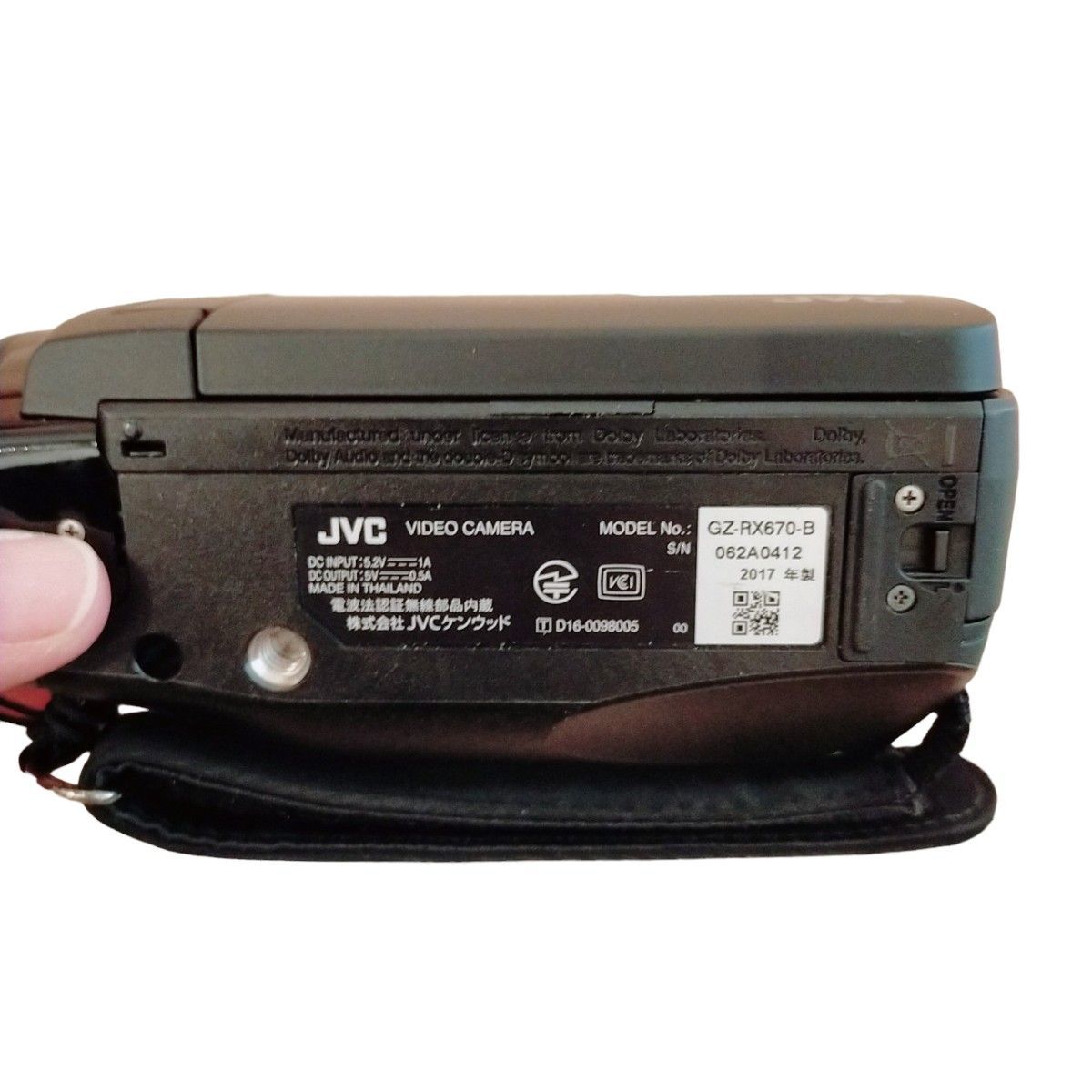 JVC　KENWOOD GZ-RX670-B　防水 防塵　 ビデオカメラ
