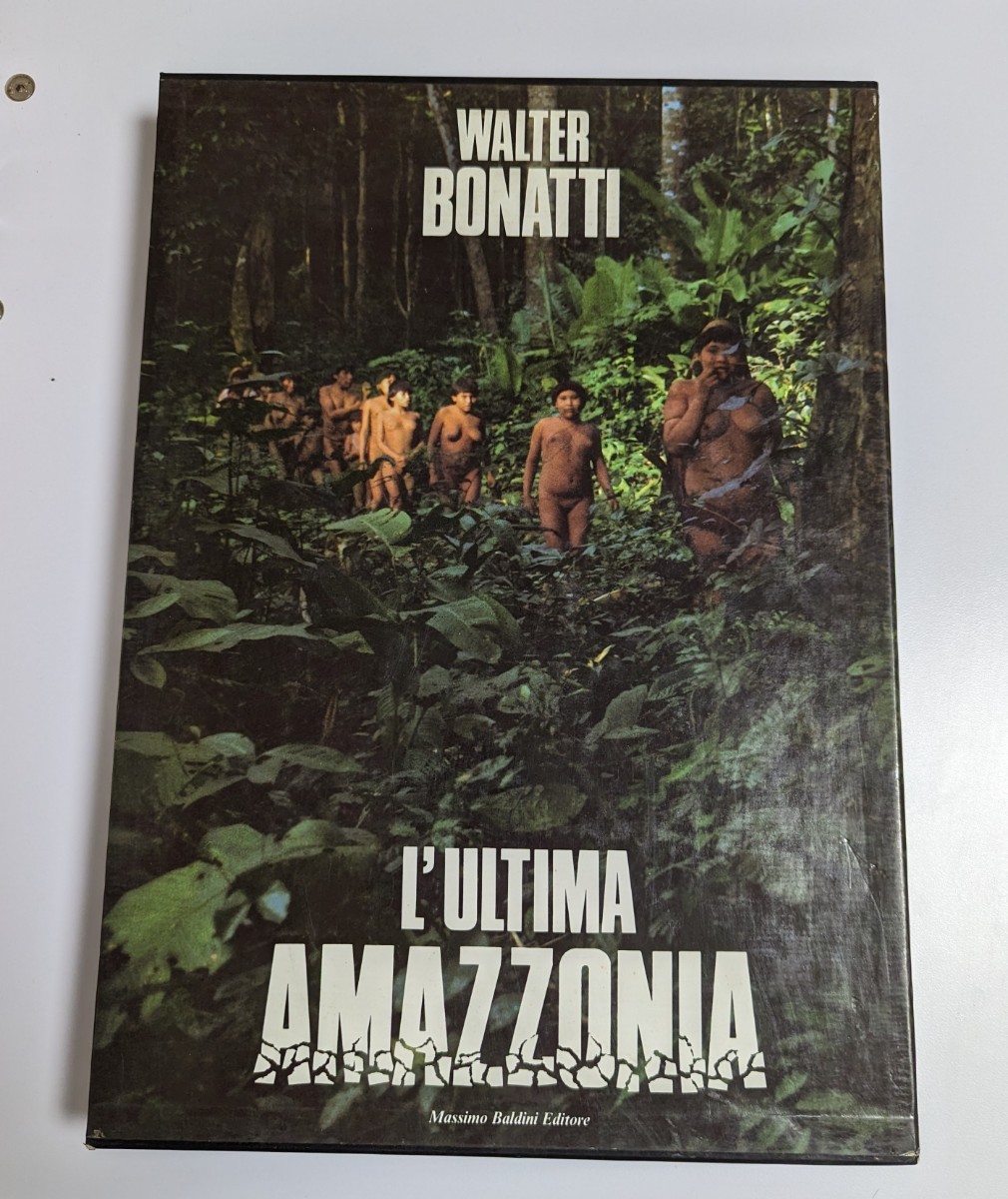 【希少・レア】Walter Bonatti L'Ultima Amazzonia Massimo Baldini Editore アマゾン　原住民　写真集　ハードカバー_画像1