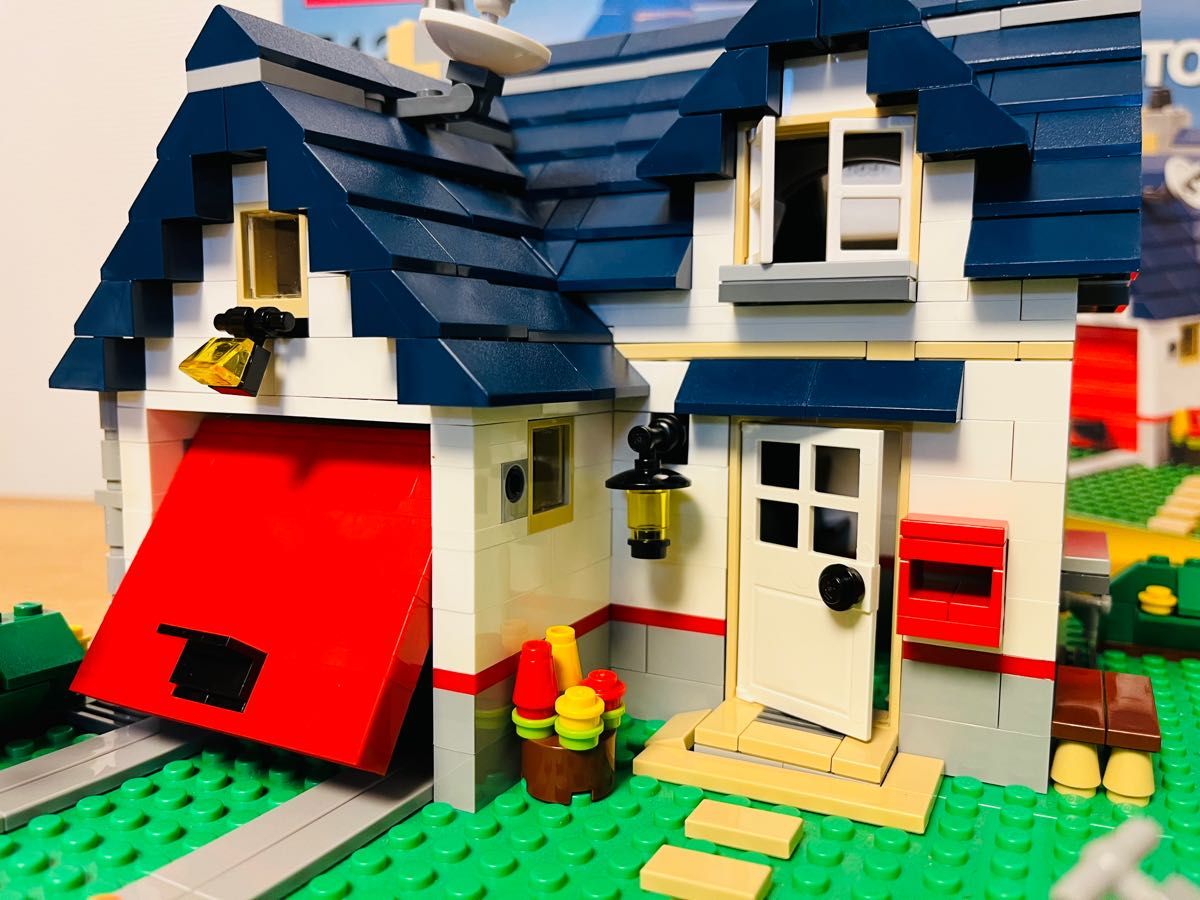 美品/ 廃盤/ LEGO 5891 / クリエイター マイホーム 青い屋根の家