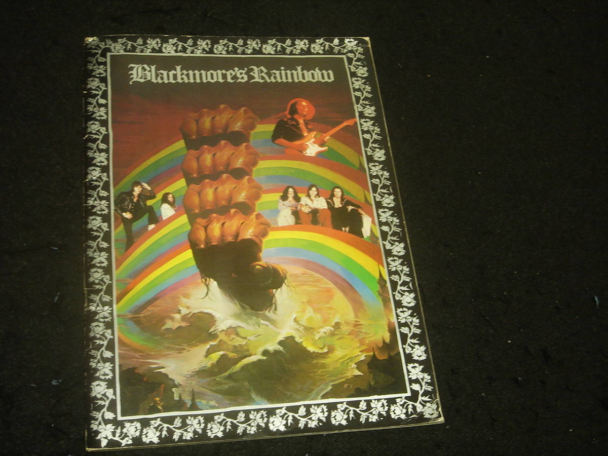 # Rainbow # 1976 year / the first . day .. Tour pamphlet #RAINBOW 1976 JAPAN TOUR# Ricci -* black moa /Ritchie Blackmore/ Dio /DIO