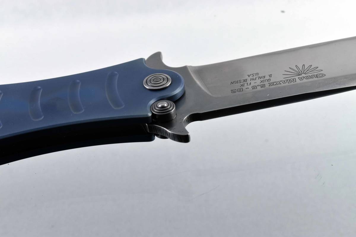 vintage knife CUDA MAXX 5.5-D2 QUIK-FLIK D.RALPH DESIGN USA 124A