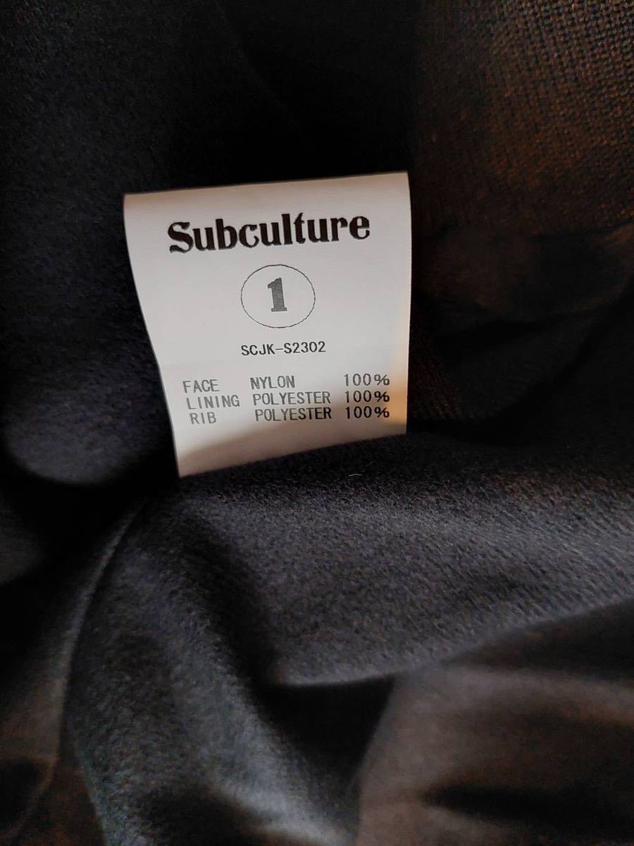 入手困難 Subculture チームジャケット サブカルチャー サイズ1-