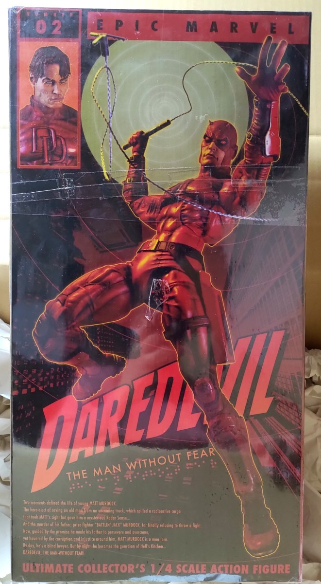 未開封品 NECA ULTIMATE COLLECTORS 1/4 SCALE ACTION FIGURE DAREDEVIL　ネカ　デアデビル