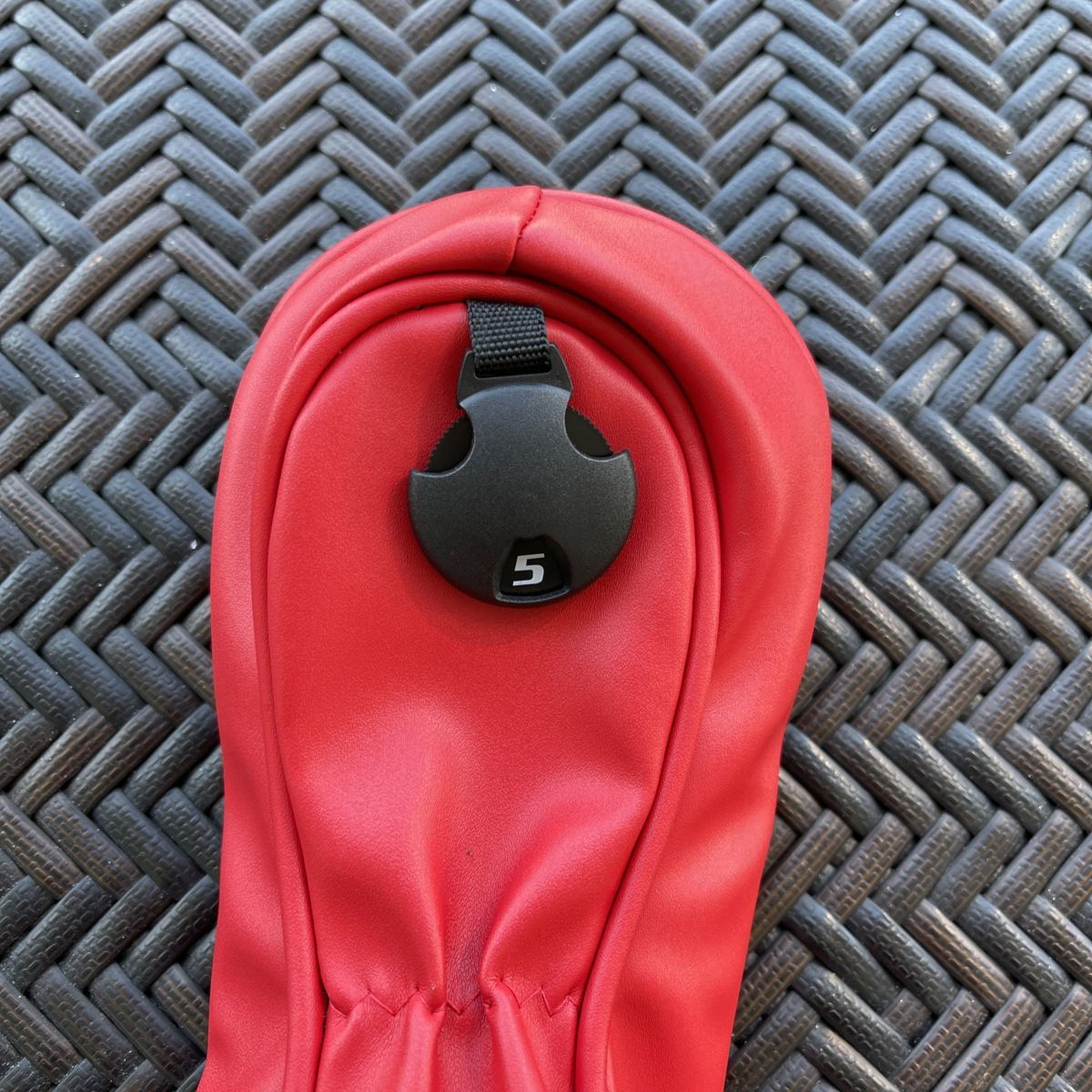 2021年モデル/限定品 BALDO バルド ヘッドカバー UT用/ユーティリティ用 QUADRI FOGRIO HEAD COVER ROSSO ITALIANO【ロッソ】（レッド）_画像10