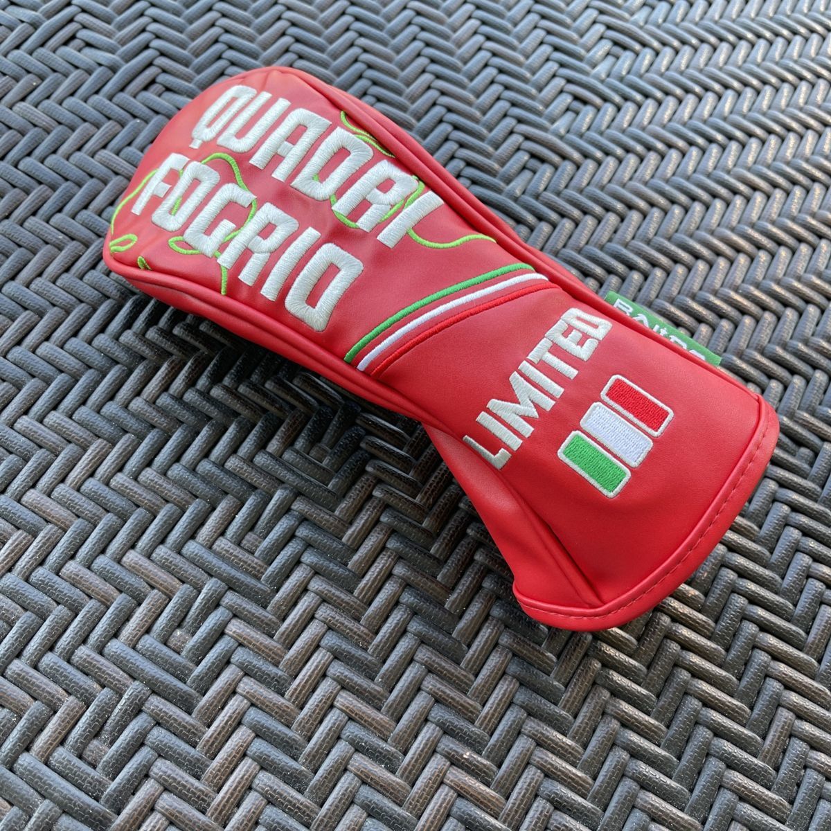 2021年モデル/限定品 BALDO バルド ヘッドカバー UT用/ユーティリティ用 QUADRI FOGRIO HEAD COVER ROSSO ITALIANO【ロッソ】（レッド）_画像1