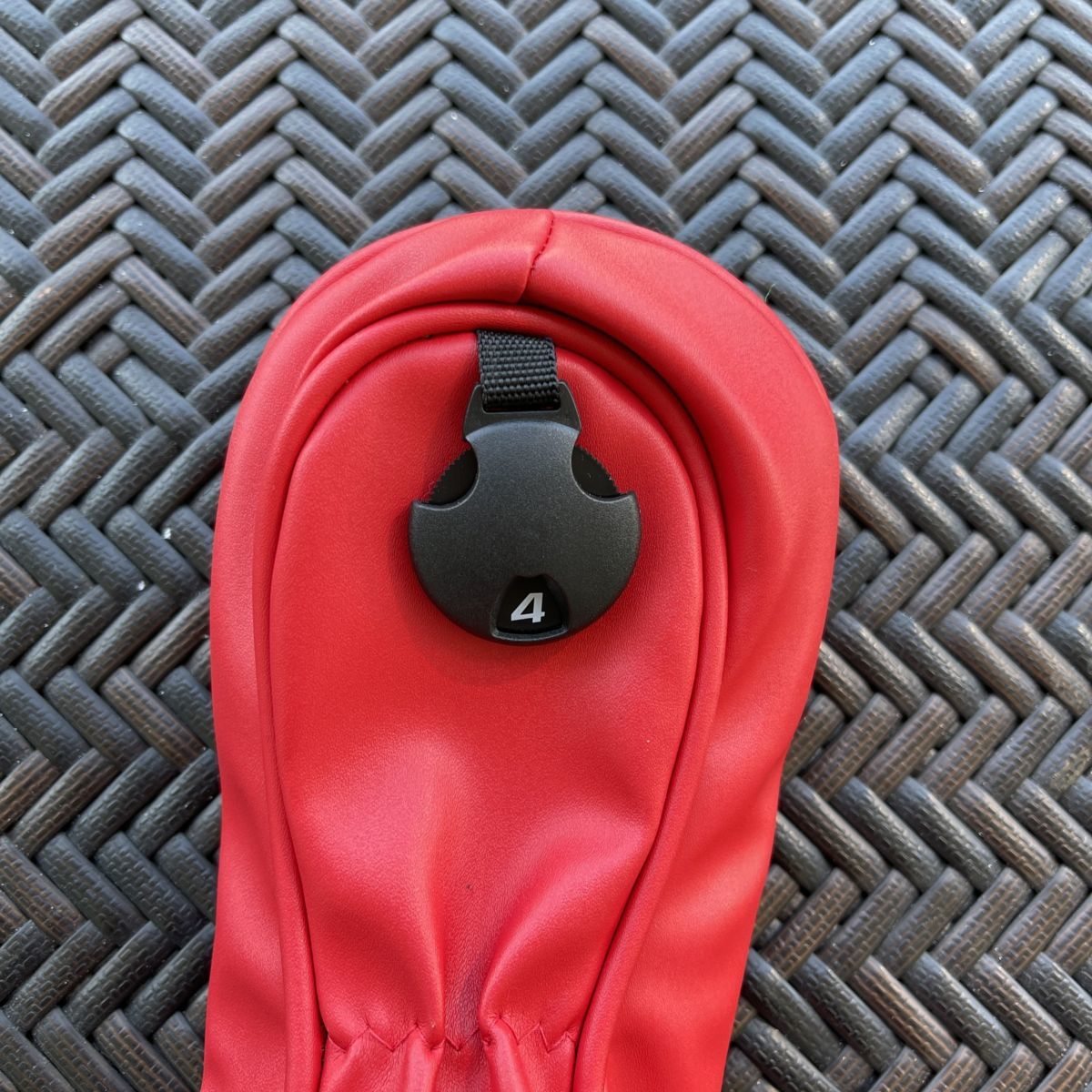 2021年モデル/限定品 BALDO バルド ヘッドカバー UT用/ユーティリティ用 QUADRI FOGRIO HEAD COVER ROSSO ITALIANO【ロッソ】（レッド）_画像9