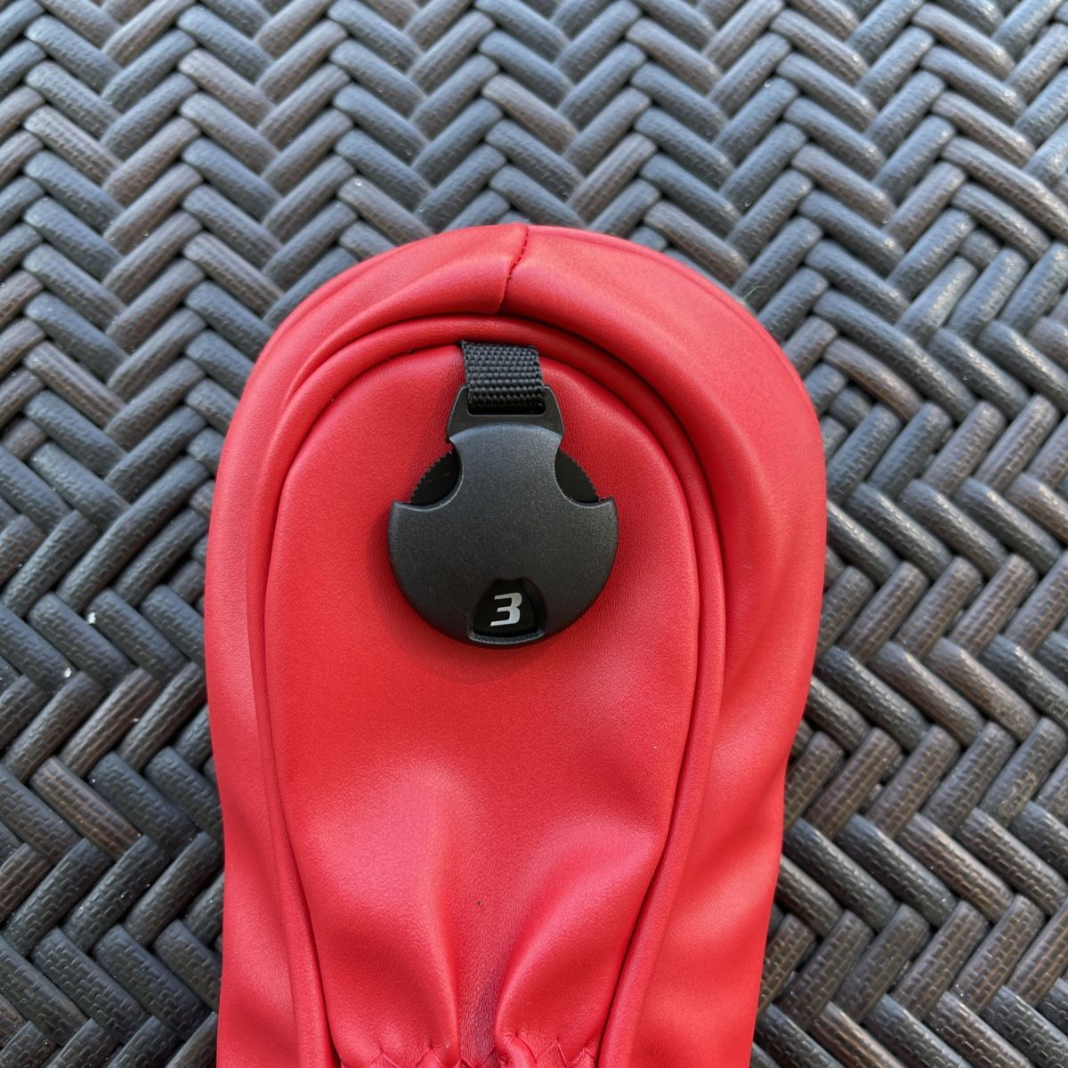 2021年モデル/限定品 BALDO バルド ヘッドカバー UT用/ユーティリティ用 QUADRI FOGRIO HEAD COVER ROSSO ITALIANO【ロッソ】（レッド）_画像8