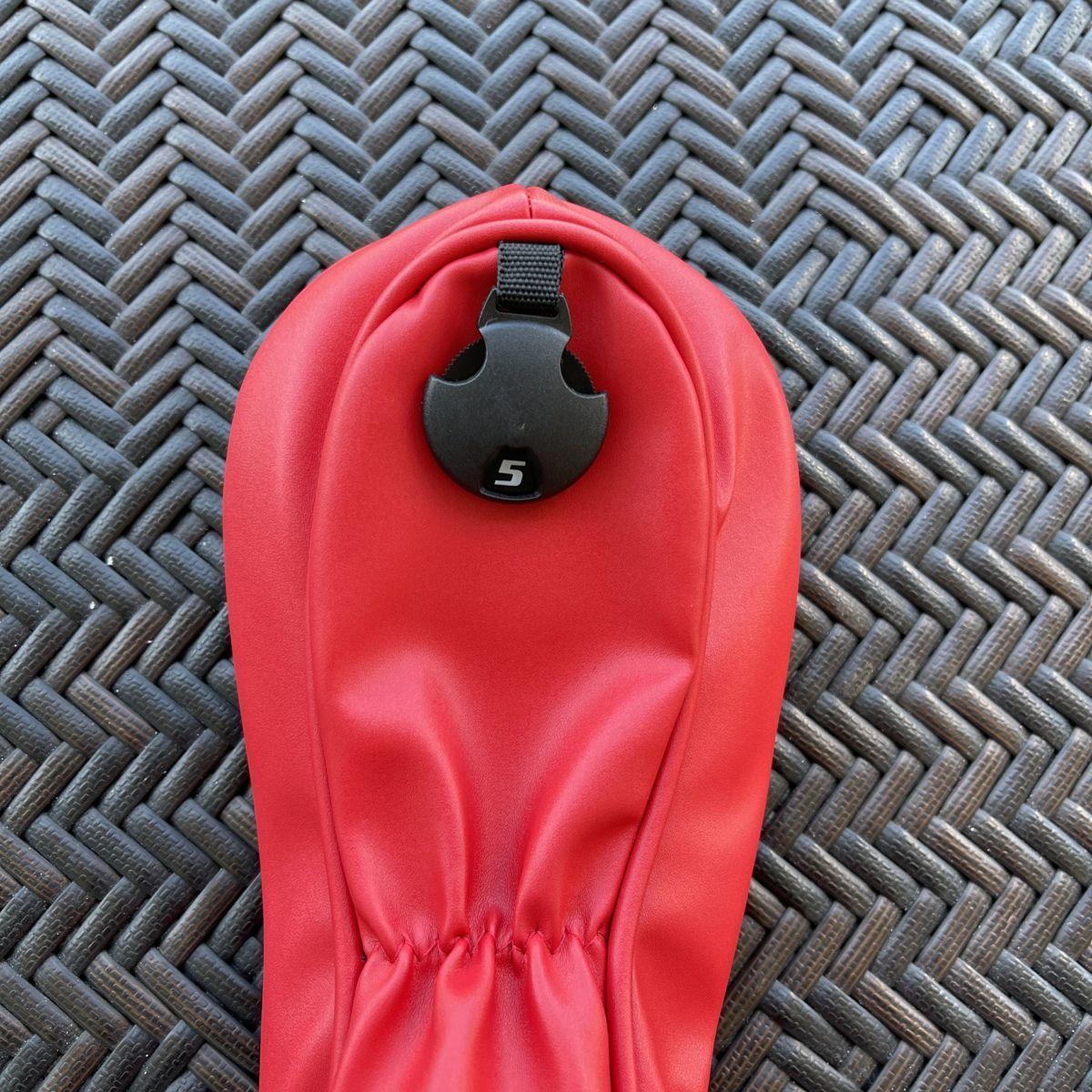 2021年モデル/限定品 BALDO バルド ヘッドカバー FW用/フェアウエイ用 QUADRI FOGRIO HEAD COVER ROSSO ITALIANO【ロッソ】（レッド）_画像8