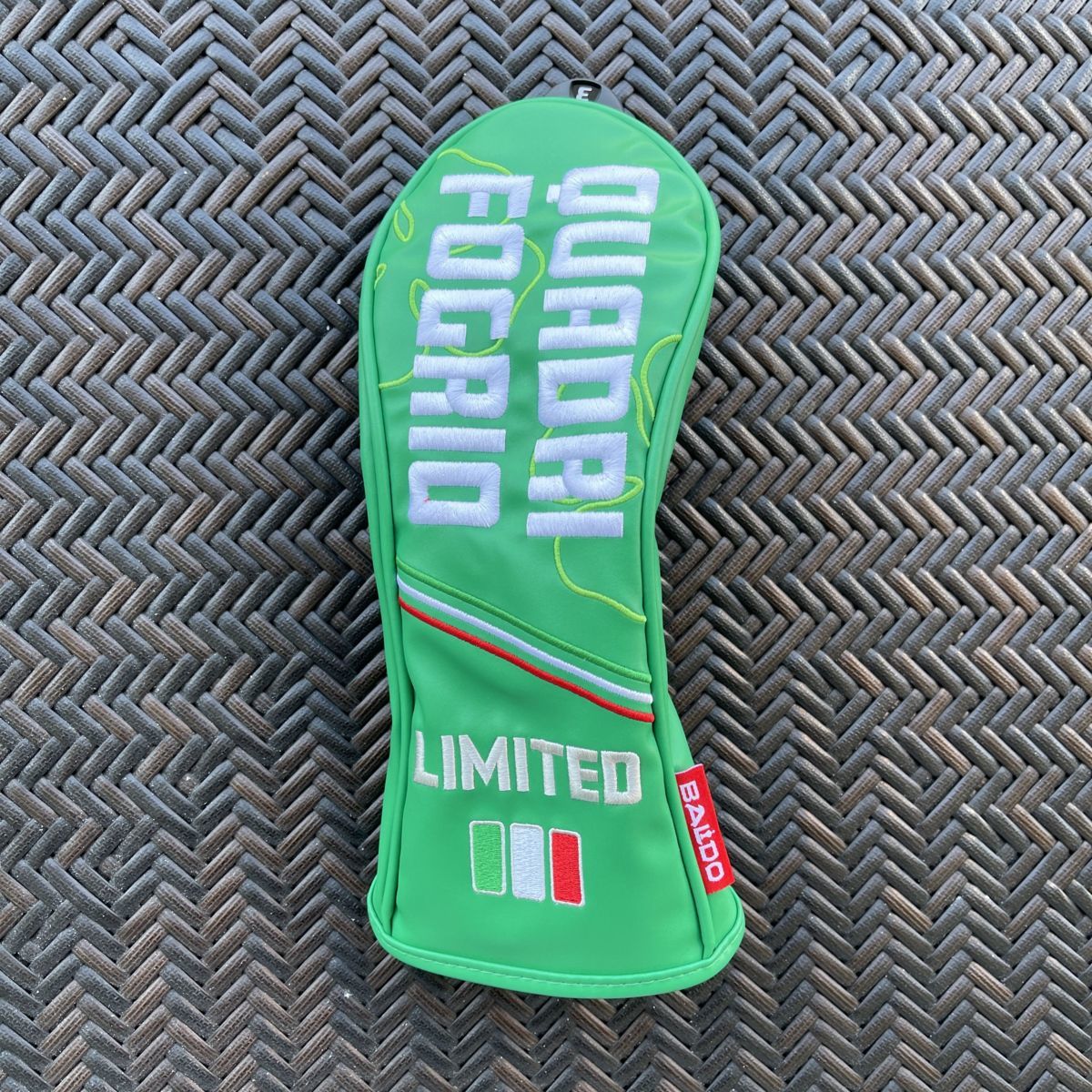 2021年モデル/限定品 BALDO バルド ヘッドカバー FW用/フェアウエイ用 QUADRI FOGRIO HEAD COVER VERDE ITALIANO【ヴェルデ】（グリーン）_画像1