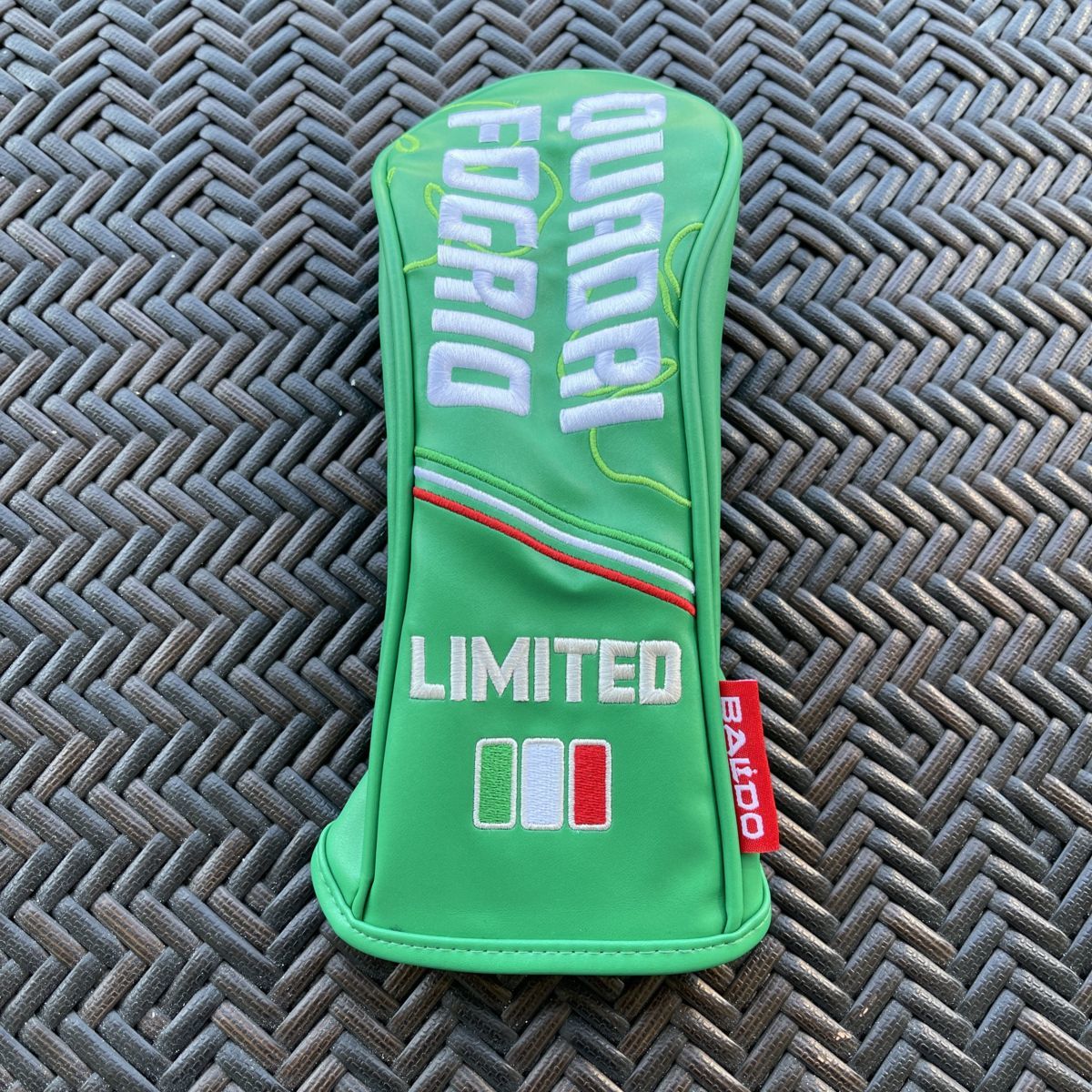 2021年モデル/限定品 BALDO バルド ヘッドカバー UT用/ユーティリティ用 QUADRI FOGRIO HEAD COVER VERDE ITALIANO【ヴェルデ】（グリーン_画像1