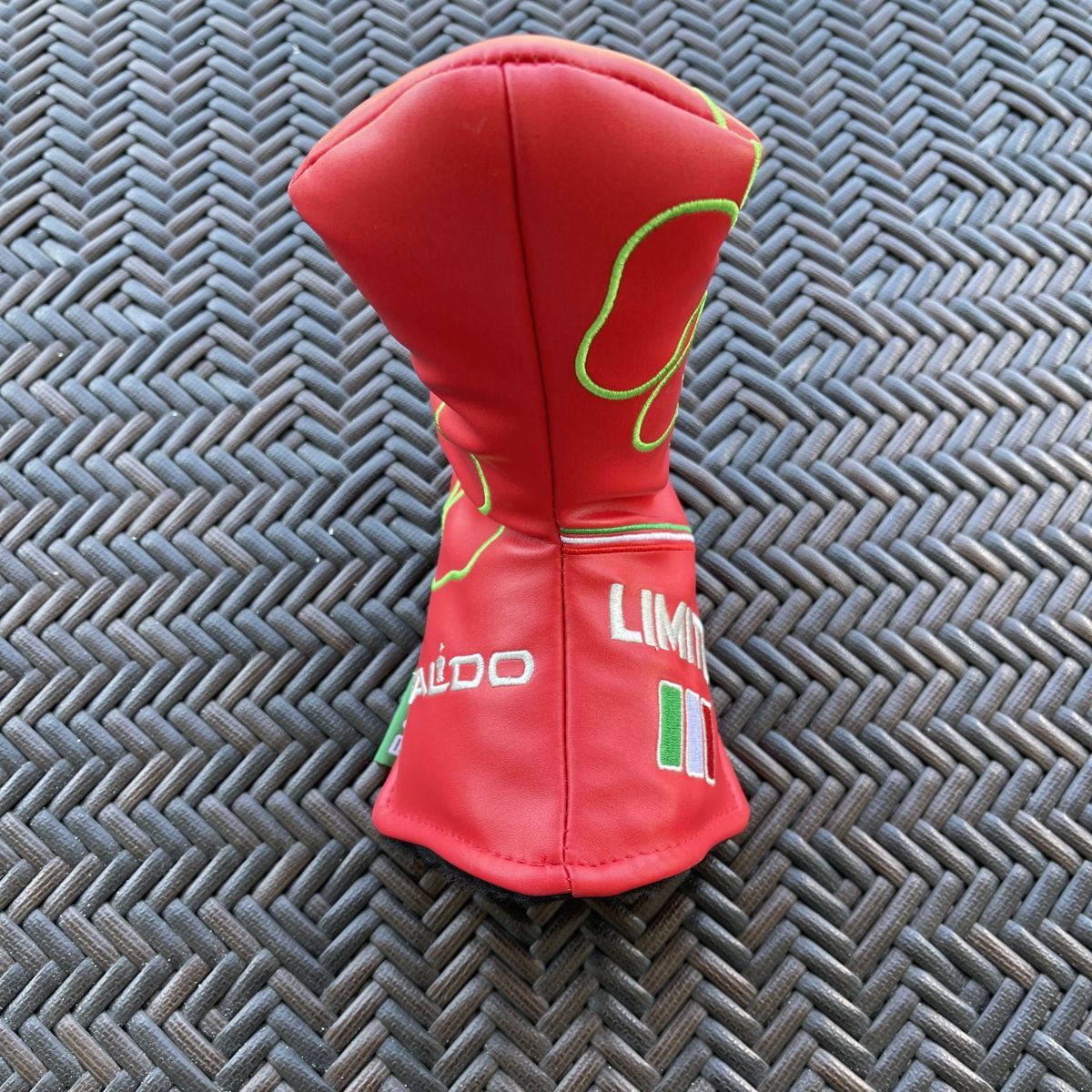 2021年モデル/限定品 BALDO バルド パターカバー/ピン型 QUADRI FOGRIO HEAD COVER VERDE ITALIANO■ROSSO ITALIANO【ロッソ】（レッド）_画像9