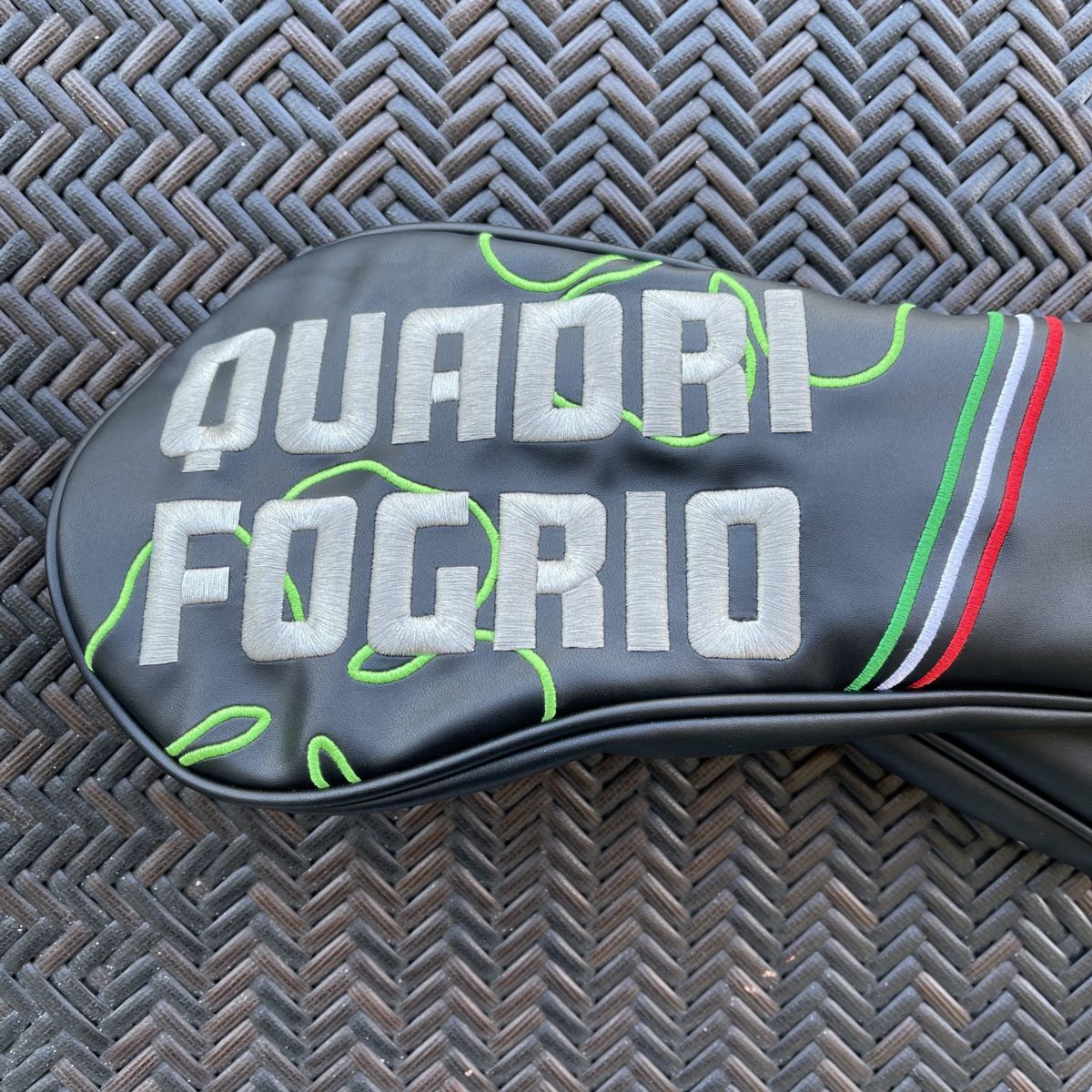 2021年モデル/限定品 BALDO バルド QUADRI FOGRIO HEAD COVERヘッドカバー 1w用/ドライバー用 NERO ITALIANO【ネーロ】（ブラック）_画像4