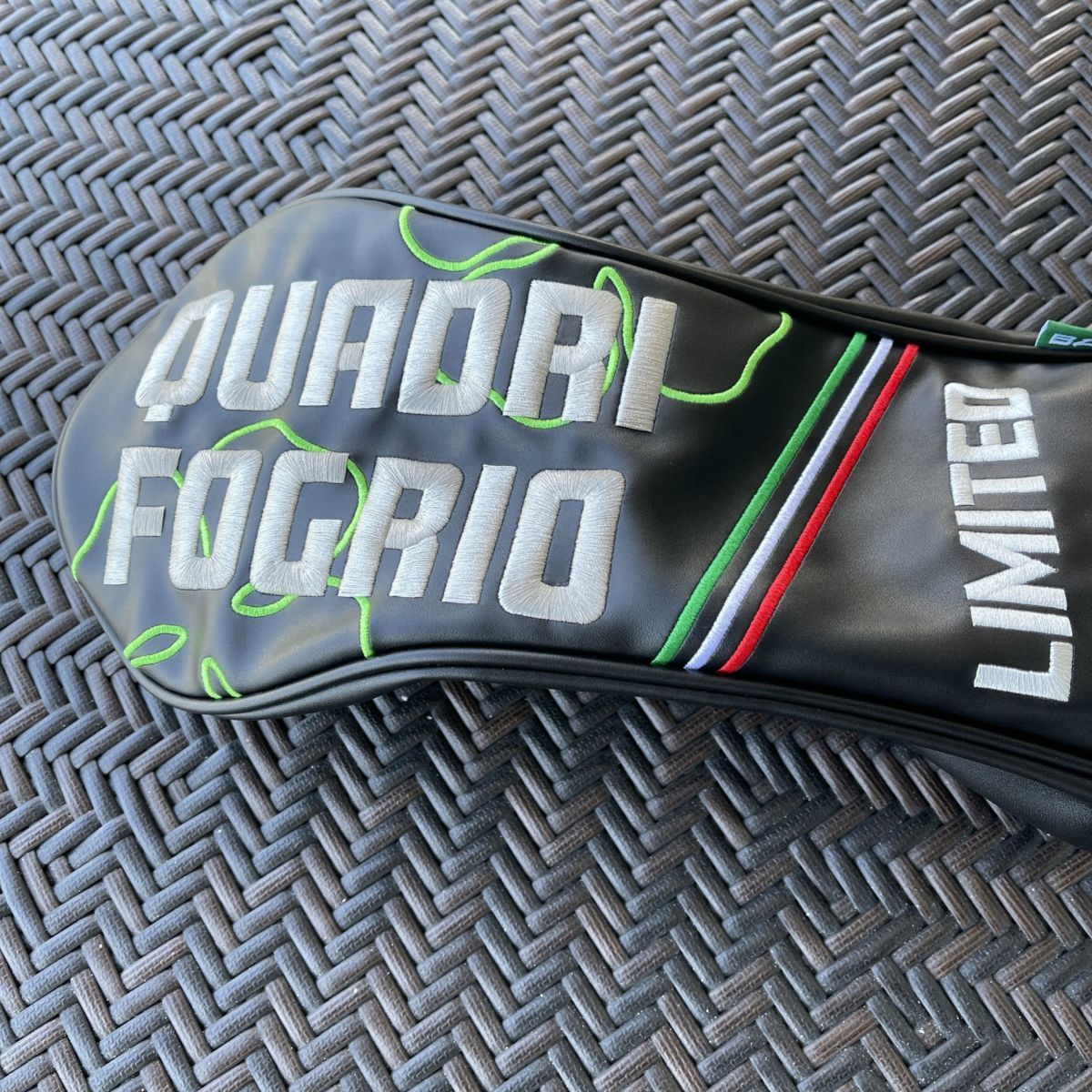 2021年モデル/限定品 BALDO バルド QUADRI FOGRIO HEAD COVERヘッドカバー 1w用/ドライバー用 NERO ITALIANO【ネーロ】（ブラック）_画像2