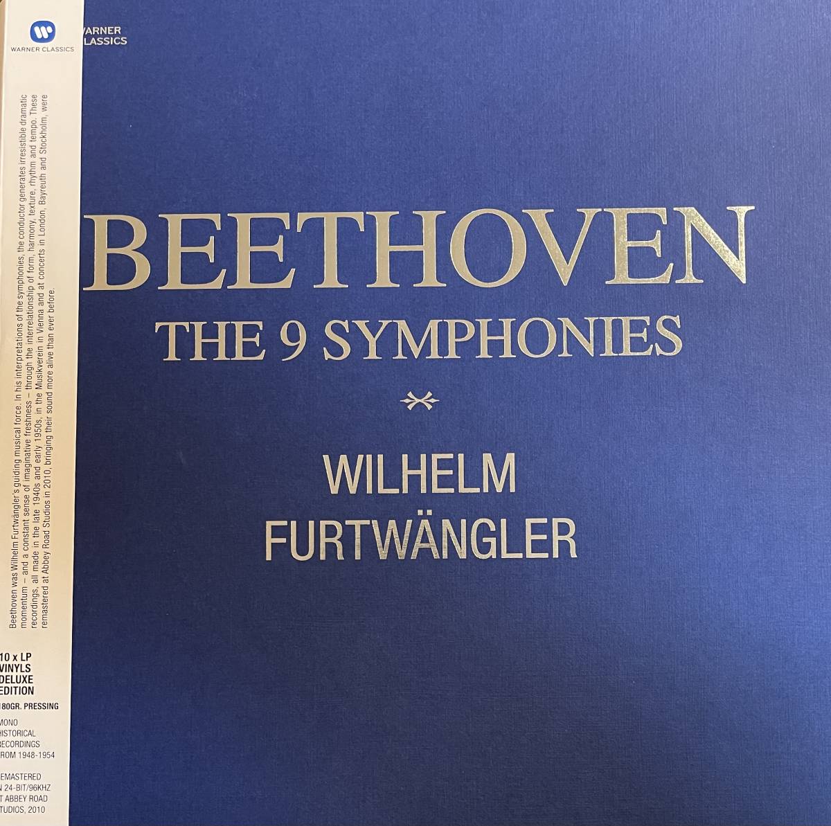 LP 10枚組BOX Beethoven The 9 Symphonies Wilhelm Furtwangler