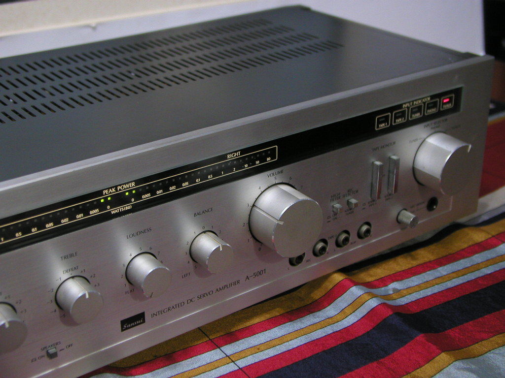 2022福袋 必見レストア完動超美品!山水プリメインアンプA-5001&