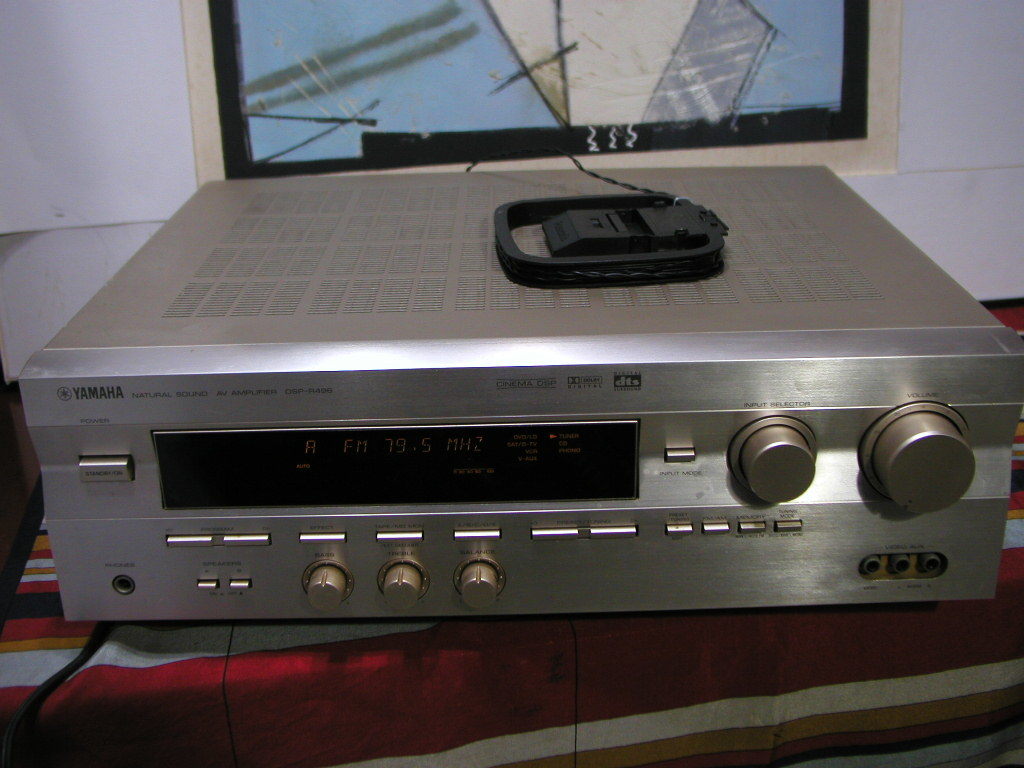 Yamaha DSP-R496 DSP AV amplifier at that time price : 39,800 jpy. operation  excellent. **: Real Yahoo auction salling