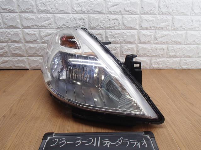 ティーダ ラティオ 　SNC11 右ヘッドランプ　ライト　レンズ　 K23 スタンレー P7779 26010-1JY0A_画像1