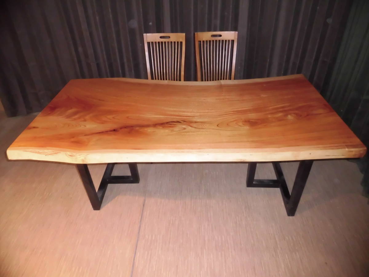 Q090■　欅　ケヤキ　巨大　テーブル　板　　ローテーブル 　ダイニング　 カウンター　 座卓 天板 　無垢　一枚板