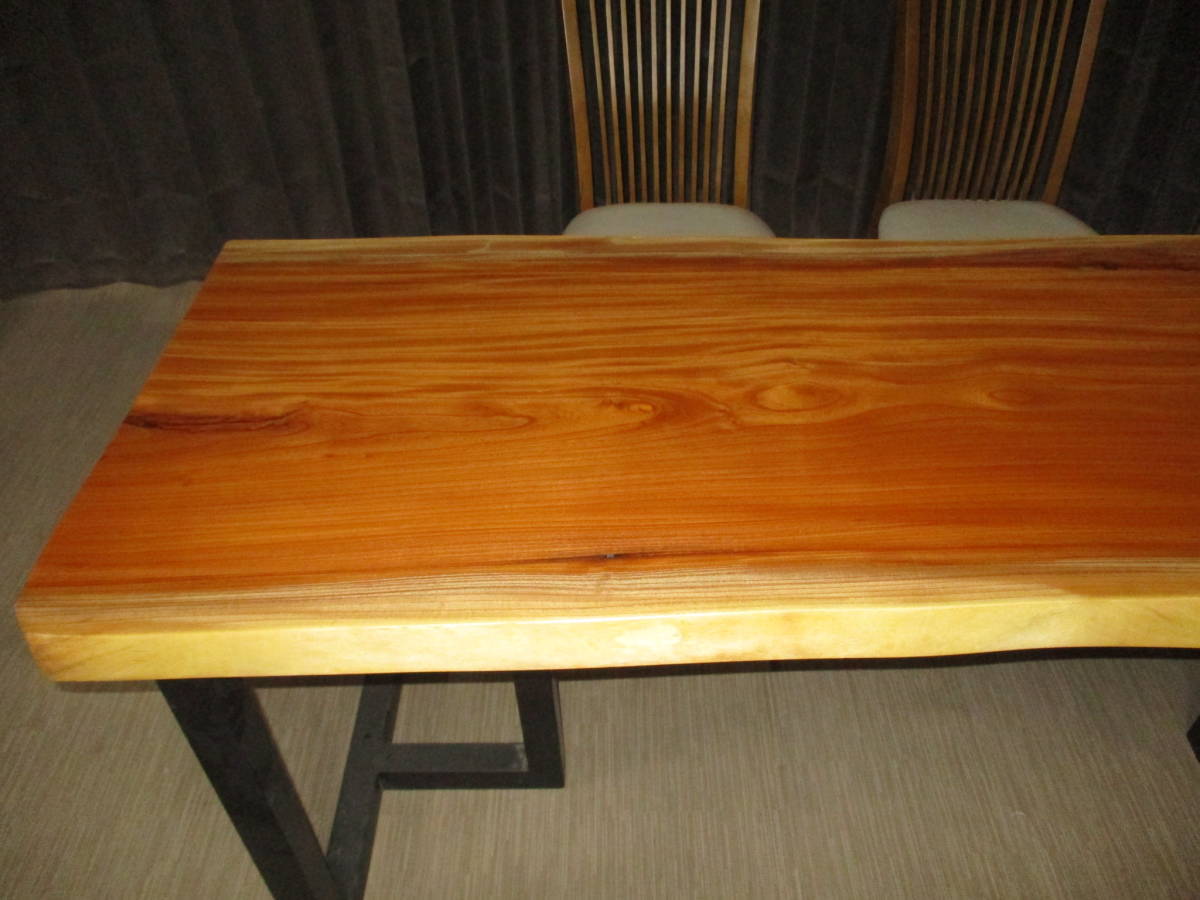 Z019■　欅　ケヤキ　テーブル　板　　ローテーブル 　ダイニング　 カウンター　 座卓 天板 　無垢　一枚板_画像2