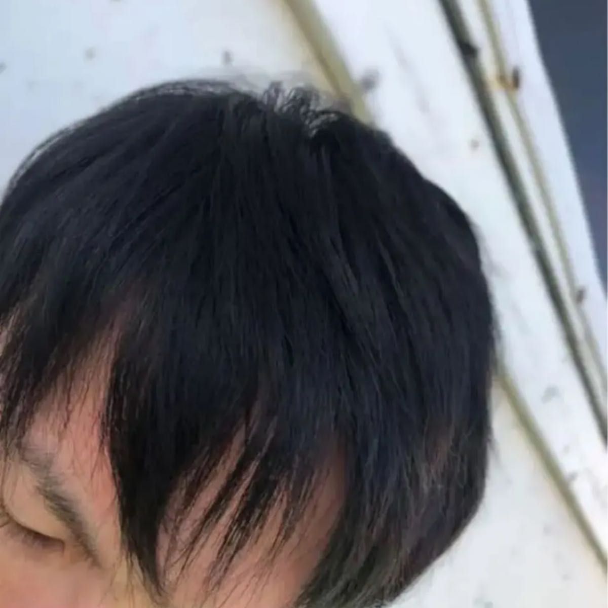人毛100%自然 男性用 リアル全総手植えワイドヘアピース18×20