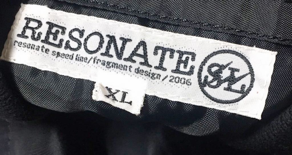 RESONATE GOODENOUGH × FRAGMENT DESIGN MA-1 XL BLACK リゾネイト