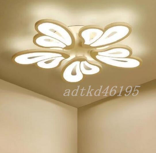 極美品★5灯 花シーリングライト シャンデリア リ LED ペンダントライ トランプ 天井照明 器具シャンデリア