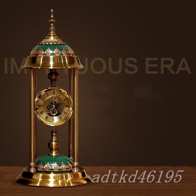 高品質 アメリカ式　復古　置時計　机の上　応接間　やや贅沢　創意　静音　置時計 置物