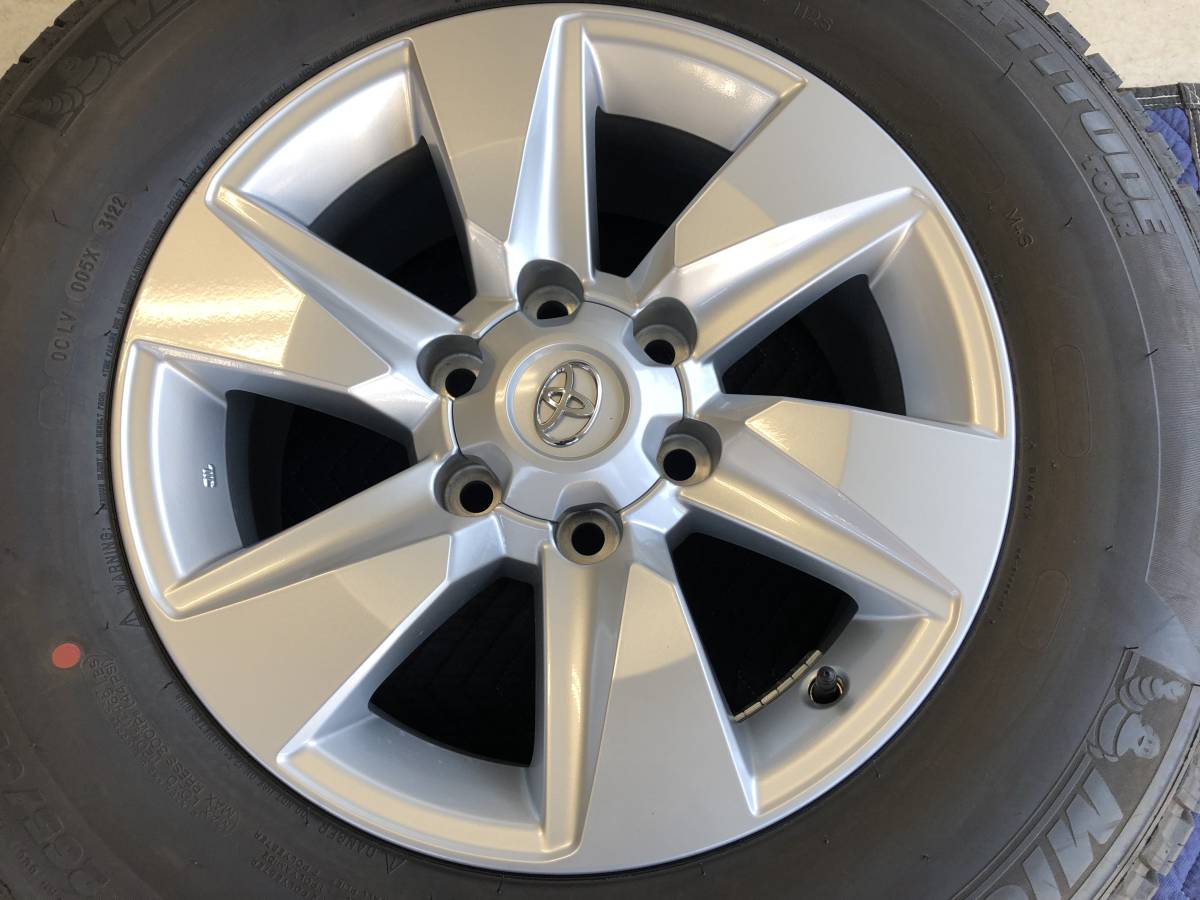 美品 150系 後期 ランドクルーザー プラド 純正 アルミホイール 17×7.5