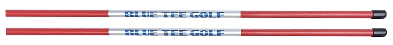 ■送料無料 2【レッド】ブルーティーゴルフ アライメントスティック Alignment Stick【２本組】TR-3 BLUE TEE GOLF トレーニングスティック