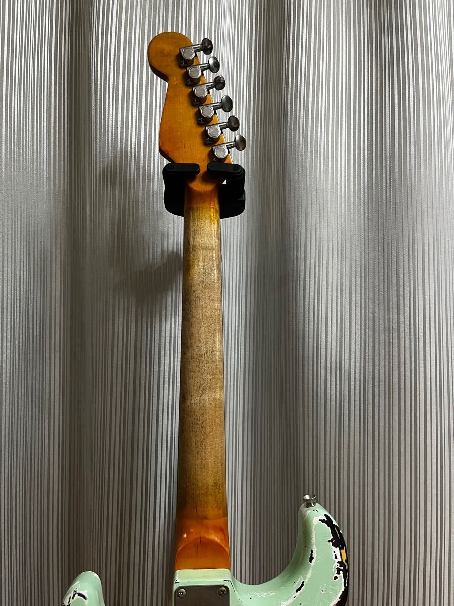 ストラトキャスター】SurfGreen Relic Multilayer Stratocaster ストラトキャスター】SurfGreen Relic Multilayer Stratocaster