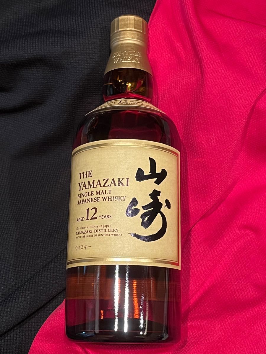 サントリー シングルモルト ウイスキー 山崎 12年 700ml 料飲店シール
