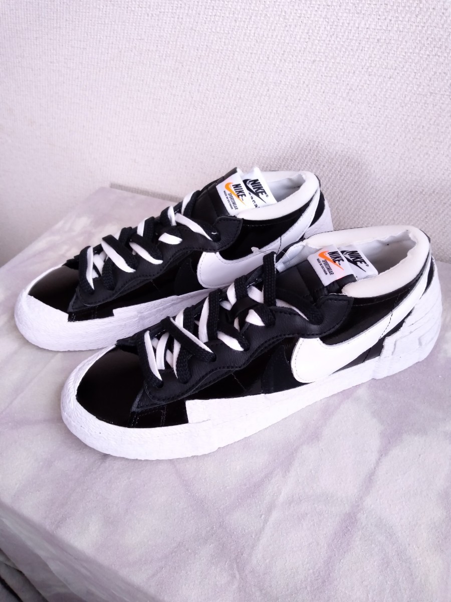 超人気の NIKE × SACAI /ナイキ サカイ/BLAZER LOW/ブレーザー/ブラックパテント/DM6443-001/us9/ 27.0cm/エナメル 27.0cm 超人気の NIKE × SACAI /ナイキ サカイ/BLAZER LOW/ブレーザー/ブラックパテント/DM6443-001/us9/ 27.0cm/エナメル 27.0cm