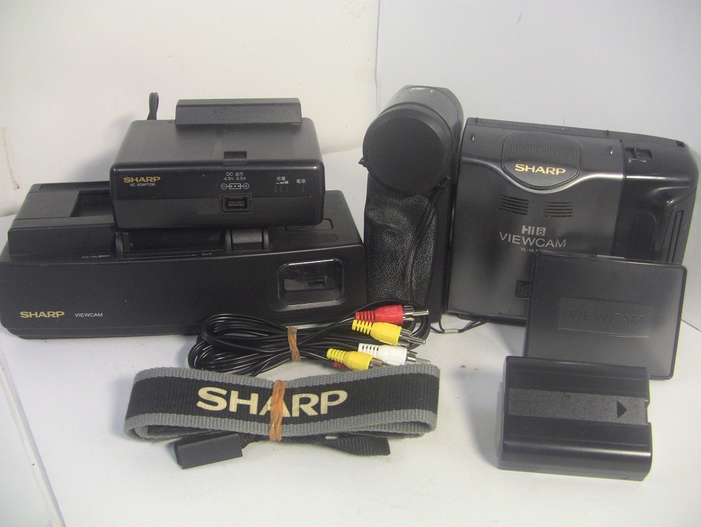 8mmテープ再生できます SHARP Hi8ビデオカメラ VL-HL50 ダビング 8mmテープ再生できます SHARP Hi8ビデオカメラ VL-HL50 ダビング