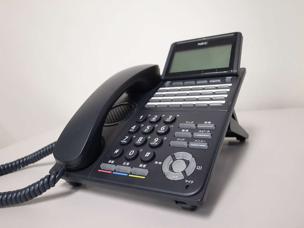 ■【☆20年製造☆】　NEC Aspire WX　24ボタン多機能電話機　【DTK-24D-1D(BK)TEL】　(1)■_画像1