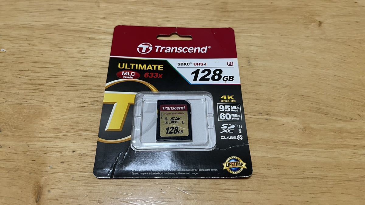 Transcend SDXCカード 128GB Class10 UHS-I U3対応 TS128GSDU3